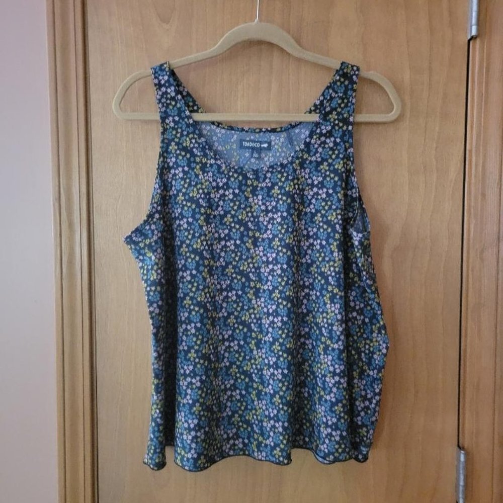 Toad&Co Sunkissed Tank Black Star Print